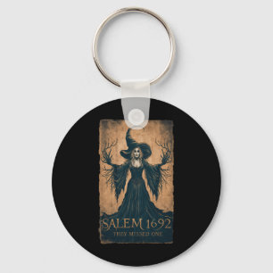 1692 They Missed One Halloween Feminist Witch Tria Key Ring