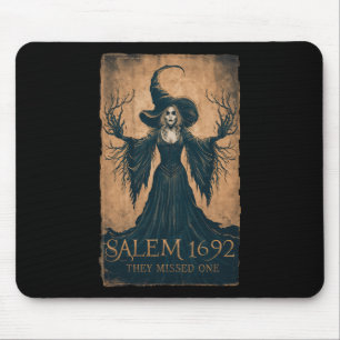 1692 They Missed One Halloween Feminist Witch Tria Mouse Mat