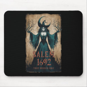 1692 They Missed One Halloween Feminist Witch Tria Mouse Mat