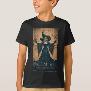 1692 They Missed One Halloween Feminist Witch Tria T-Shirt