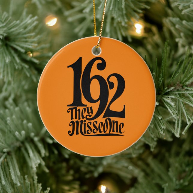 1692 They Missed One Witch Halloween Spooky Season Ceramic Tree Decoration (Tree)