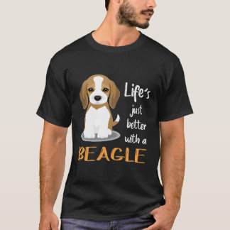 169 Life Just Better With A Beagle T-Shirt