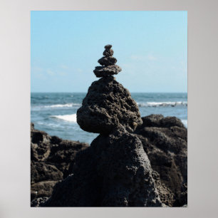 16×20 Rock Tower Jeju Island Korea Photo Print