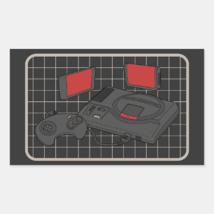 16 Bit Power! Rectangular Sticker