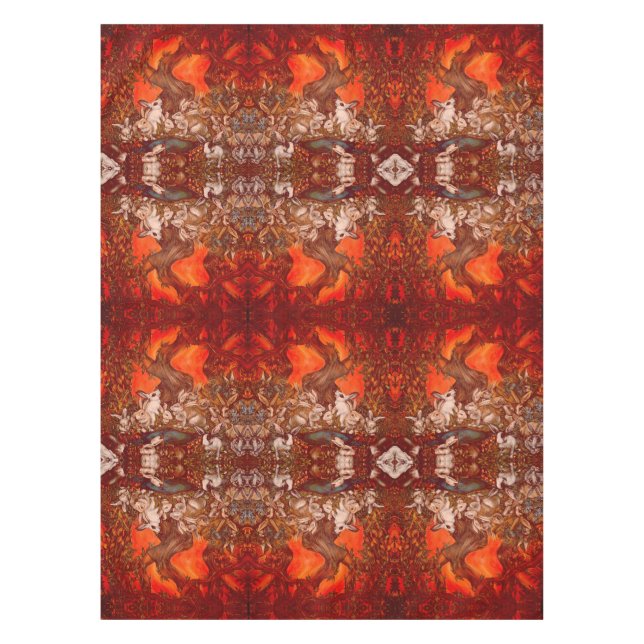 16 Bunnies Tablecloth (Front)