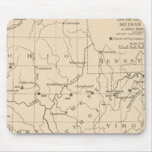 16 Centre of population 17901900 Mouse Mat