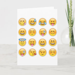 16 Emoji Card