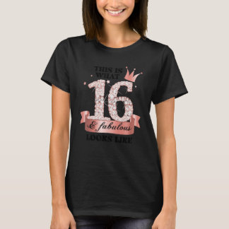 16 & Fabulous I Rose And White Party Group Candid  T-Shirt