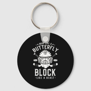 16.Ice hockey for a Hockey Player Key Ring