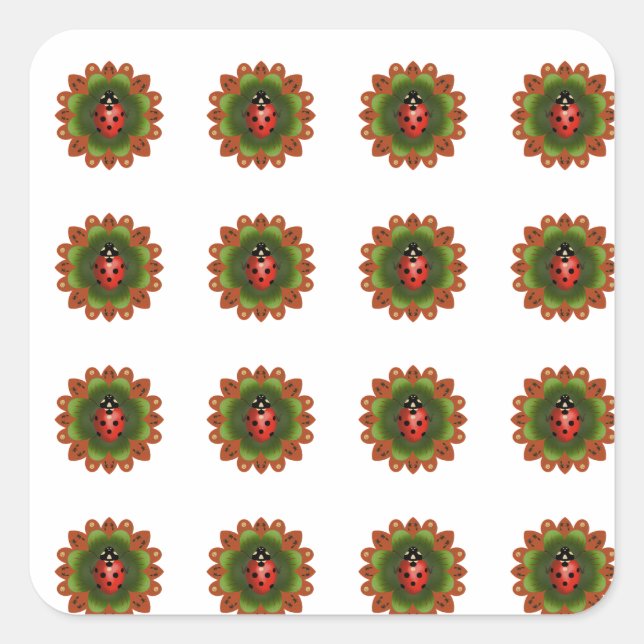 16 Ladybug Sticker (Front)
