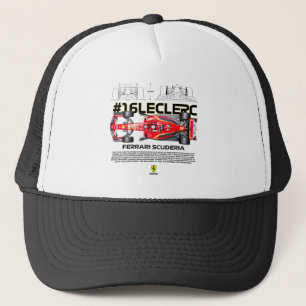16 leclerc trucker hat