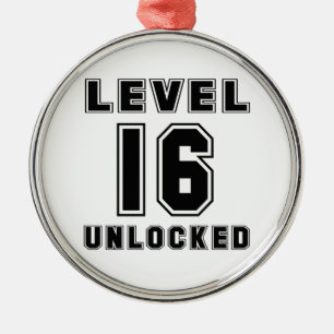 16 Level Unlocked Birthday Metal Tree Decoration