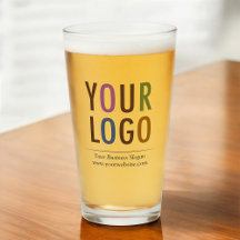 16 oz Custom Pint Glass with Your Logo No Minimum