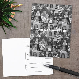 16 Photo Collage template - add favourite pictures Postcard