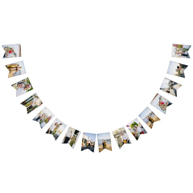 16 Photo Wedding Anniversary Party Banner  (All)