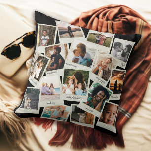 16 Vintage Snapshots Photo Grandma Cushion
