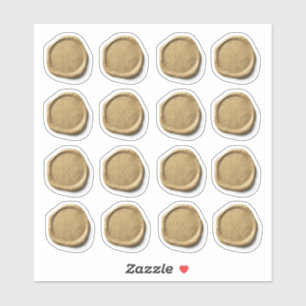 16 Wedding Envelope Faux Gold Wax Seal