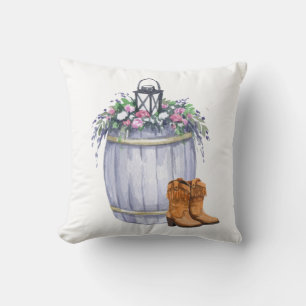 16"x16" Throw Pillow Summer Country Wedding Rustic