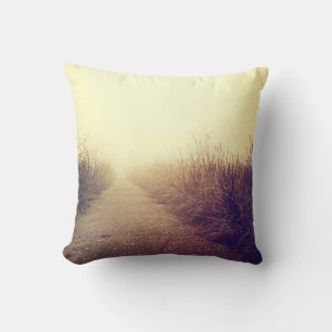 16"x16" Throw Pillow Sunrise Pathway Walkway Path