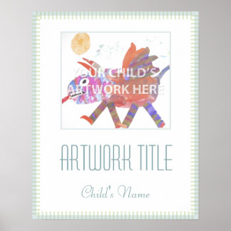 16"x20" Blue Line Poster $13.50