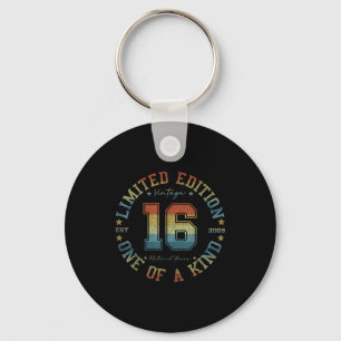 16 Year Old Vintage 2009 Limited Edition 16th Birt Key Ring
