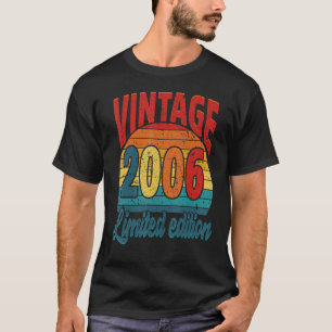 16 Years Old Bday Vintage 2006 16th Birthday T-Shirt