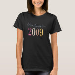 16 Years Old Vintage 2009 16th Birthday For Women T-Shirt<br><div class="desc">16 Years Old Vintage 2009 16th Birthday For Women</div>