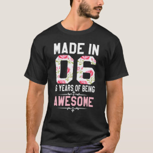 16 Yrs Old Made In 2006 16th Birthday For Teenage T-Shirt