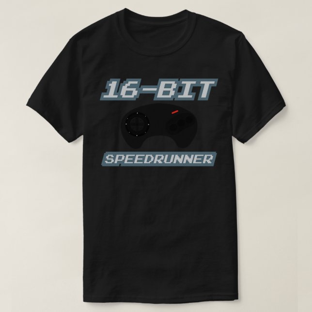 16Bit Speedrunner 4 T-Shirt (Design Front)