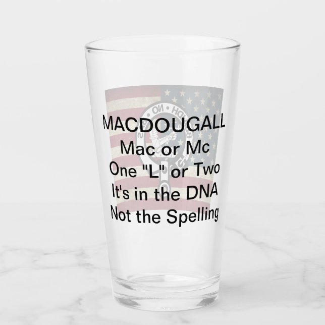 16oz Glass Tumbler (Front)