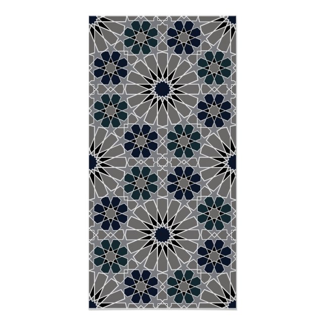 16s and 8s Rosettes Moroccan Style 3 Poster (Front)