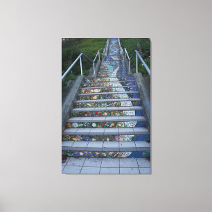 16th Avenue Tiled Steps #2 Canvas