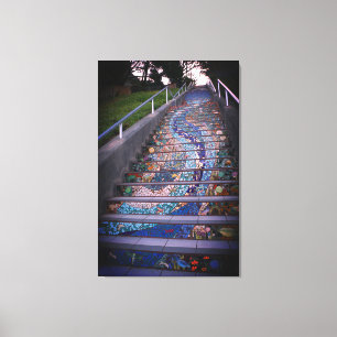 16th Avenue Tiled Steps #3 Canvas