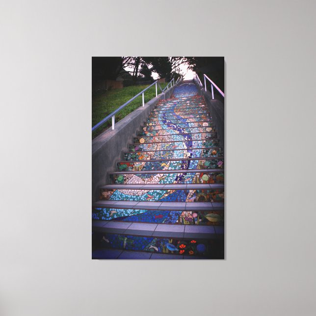 16th Avenue Tiled Steps #3 Canvas Print (Front)