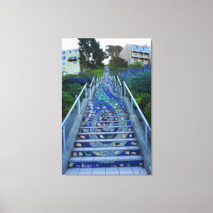 16th Avenue Tiled Steps #5 Canvas