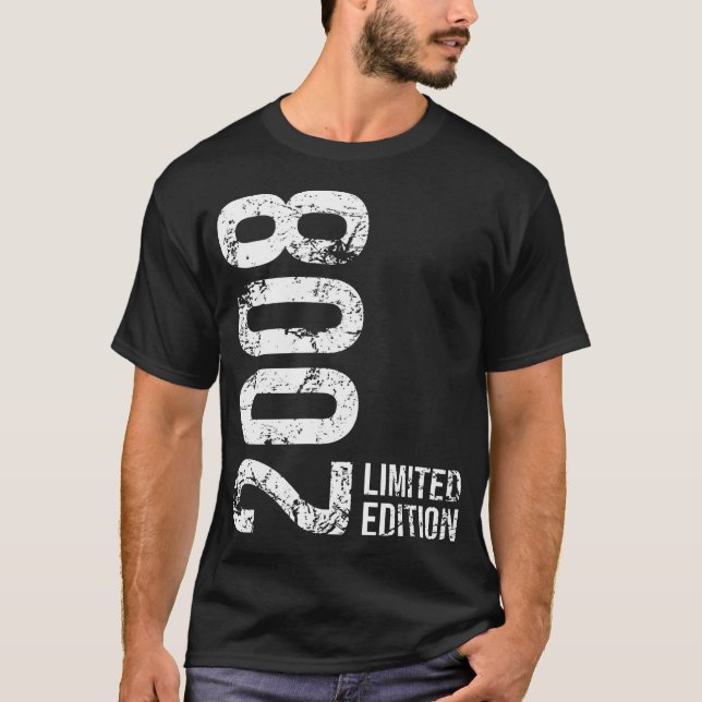 16Th Birthday 16 Years Old Girl Boy 2008 T-Shirt (Front)