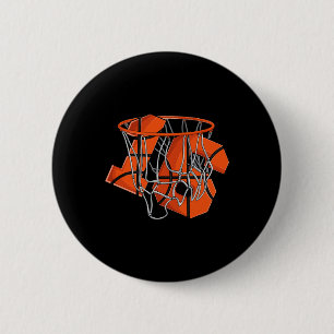 16th Birthday Basketball Kids 6 Cm Round Badge