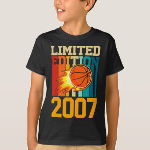 16th Birthday Basketball Limited Edition 2007 Fun T-Shirt