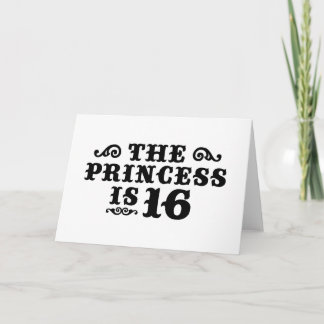 16th Birthday Card