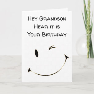 **16th*** BIRTHDAY FOR A  ***SPECIAL GRANDSON*** Card
