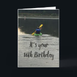 **16th BIRTHDAY** GET OUT-DO WHAT MAKES U HAPPY Card<br><div class="desc">WAY TO GO AND SO HAPPY FOR YOU!!! SEND THIS COOL CARD TO **YOUR MALE FRIEND OR A BROTHER** WHO HAS JUST TURNED **21** AND HE LIKES TO BE OUT THERE ON THE LAKE!!!! THANKS FOR STOPPING BY ONE OF MY EIGHT STORES!!!!</div>