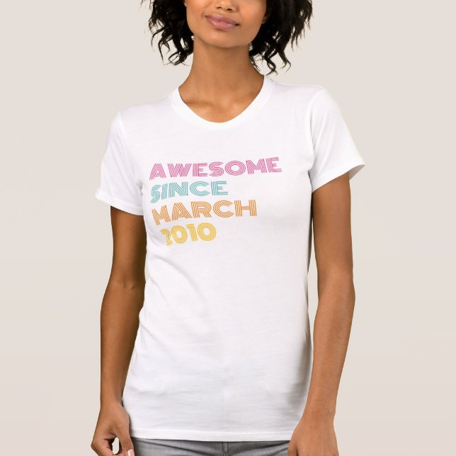 16th Birthday Gift Personalised T-Shirt (Front)