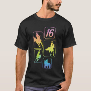 16th Birthday Horse Rider Horse Lover 16 Years Old T-Shirt