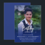 16th birthday invitation Birthday Dinner Photo Men<br><div class="desc">16th birthday invitation Birthday Dinner Photo Men</div>