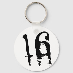 16th Birthday Key Ring