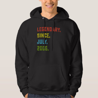 16th Birthday  Legendary Since July 2006 16 Years  Hoodie