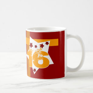 16th Birthday or ANY Year Stars V09 Coffee Mug