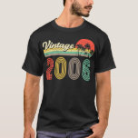 16th Birthday Party 16 Years Old Being Awesome T-Shirt<br><div class="desc">16th Birthday Party 16 Years Old Being Awesome Vintage 2006 Gift. Perfect gift for your dad,  mom,  papa,  men,  women,  friend and family members on Thanksgiving Day,  Christmas Day,  Mothers Day,  Fathers Day,  4th of July,  1776 Independent day,  Veterans Day,  Halloween Day,  Patrick's Day</div>