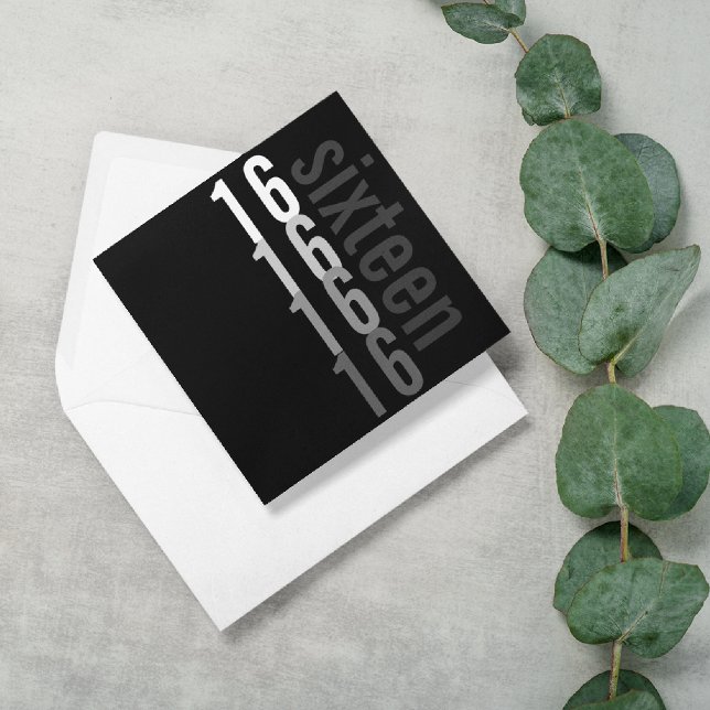 16th Birthday Party Invitations (Creator Uploaded)