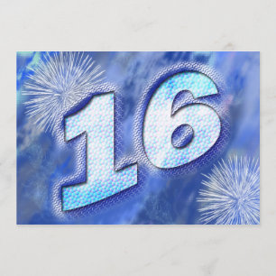 16th Birthday party invite